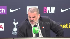 Tottenham 1-4 Chelsea: Ange Postecoglou press conference in London, UK