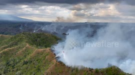Hawaii Army National Guard Heroes Brave Inferno to Battle Mililani Wildfires in USA