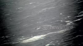 RAF Aircraft Brave Storm Ciaran to Rescue Sailor from Atlantic Peril in UK