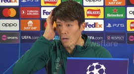 Arsenal v Sevilla: Takehiro Tomiyasu press conference in London Colney, UK