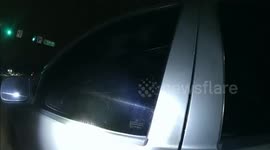 USA Police Officers Arrest Man Found Unconscious at Green Light with Child in Car in Oklahoma County, OK, USA