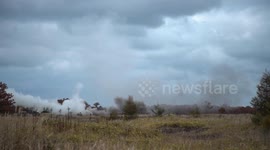 U.S. Marines and Japan Ground Self-Defense Force Conduct Joint Rocket Systems Exercise In Hokkaido, Japan