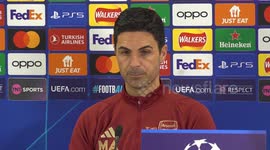 Arteta reflects on his comments after Newcastle clash at press conference in London Colney, UK