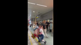 Family Reunited at Airport
