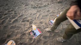 Jewish Community Gathering in Santa Barbara at Goleta Beach Calls for Release of Hostages Kidnapped by Hamas