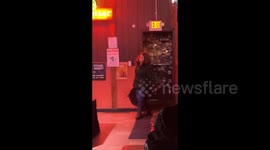 Chaos as furious wife confronts husband during singer's Johnny Cash performance in Minnesota