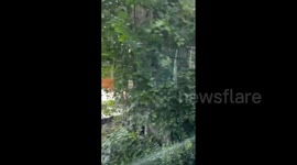 Thailand: 2 Injured After Concrete Slab Collapses In Bangkok