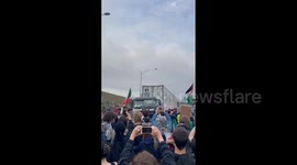 Australia: Pro-Palestine Activists Protest At Melbourne Port To Block Israeli Shipping Line 3