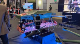 Sleek-looking military hardware showcased at 'Defense & Security 2023' exhibit in Bangkok