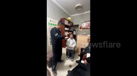 Deaf couple's foot spa thrives with help of their 'little angel' translator daughter