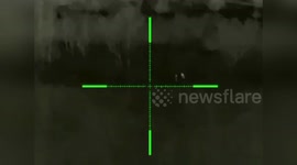 Ukrainian sniper takes out Russian soldiers at 700 metres with US-made barrett rifle