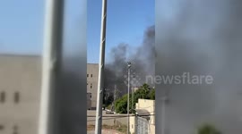 Israel forces struck a house in Jenin, Palestine by drone missile