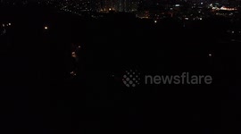 Blackouts in Sao Paulo, Brazil after strong winds and rain