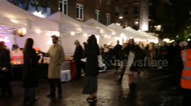 Marylebone High Street celebrates the switch-on of its Christmas lights with the whole community coming out to celebrate