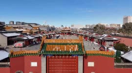 Snow scenery of Shenyang Palace Museum