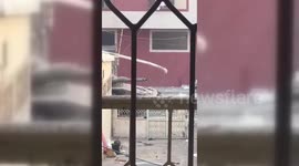 Israeli tank seen on the streets of Gaza City as ground offensive continues