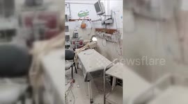 Gaza war: Video shows damage in Al-Nasr Children's Hospital, blamed on Israeli strikes
