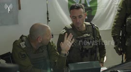Israeli Military Leaders Visit Gaza Battlegrounds
