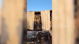 IDF Strikes Shipping Container with Rocket Launchers in Beach Operation in Gaza Strip