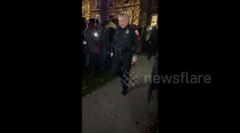 US: Brown University Students Arrested During Sit-In Protest