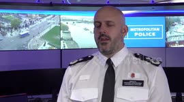 Deputy Assistant Commissioner Lawrence Taylor talks about the Met's plans for this weekend's protests in London, UK
