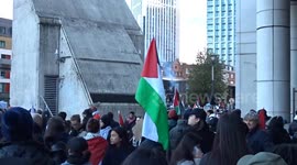 National March for Palestine - Ceasefire Now! at Vauxhall in London