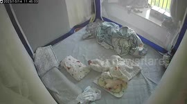 Quick-thinking brother saves toddler with head trapped under blanket