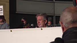 Former Scottish minister booed as pro-Palestinian activists rally in Glasgow, Scotland