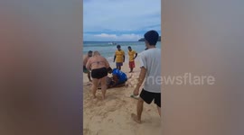 'Drunk' American tourist, 72, drowning at beach rescued in Phuket, Thailand
