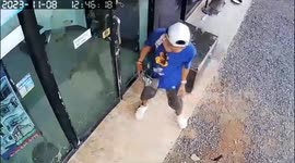 Overly friendly guard dog fails to stop burglar from raiding warehouse