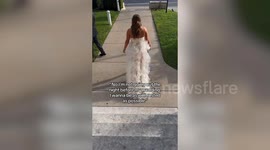 Newlyweds say they had the 'perfect' wedding day despite tying the knot with 'stinking hangovers'