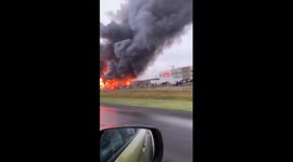 Massive fire erupts at battery factory in Trois-Rivières industrial park