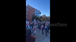 UK: Hundreds Of Thousands Turn Out For Pro-Palestine Rally In Central London
