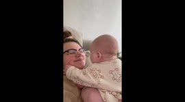 'A sweet moment... NOT!' - Cute mom-baby interaction ends with a dribblin' disaster