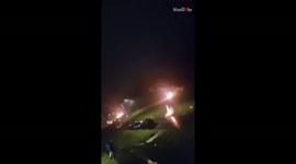 Bonfire Night takes an explosive turn after fireworks shoot into a car