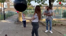 Boy turns into a bundle of endless excitement after finding out baby sibling's gender