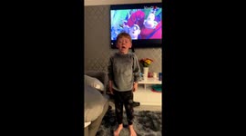 Boy lets it all go with an unintentional display of his f-art of sneezing