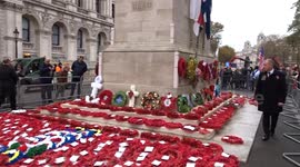The Cenotaph opened to public on Remembrance Sunday 2023 - Whitehall
