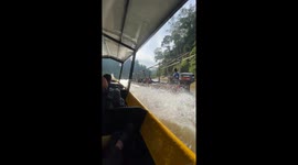 Getting Drenched by Another Boat