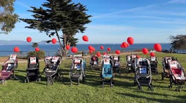 Santa Barbara Parents Rally for Kidnapped Children: Thirty Strollers Parade Shines Light on Gaza Hostages, Offers Solidarity to Israeli Families