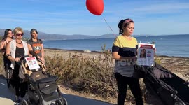 Santa Barbara Parents Rally for Kidnapped Children: Thirty Strollers Parade Shines Light on Gaza Hostages, Offers Solidarity to Israeli Families