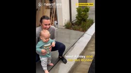 Baby Learns to Jump