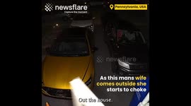 Husband saves choking wife