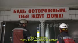 Inside the Donetsk coal mine where workers continue their jobs despite being less than 10km from frontlines
