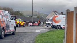 Man rushed to hospital after suspected gas explosion ripped through a bungalow