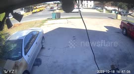 Truck Hits School Bus