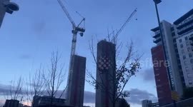 UK: Office workers evacuated over fears huge crane is at risk of ‘collapse’