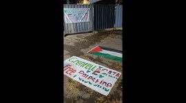 Solidarity Vigil for Gaza organised by Grenfell to Gaza Campaign