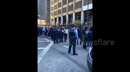 US: Over 100 Protesters Arrested At Ogilvie Train Station In Chicago Demanding Ceasefire In Gaza 3