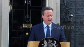 Archive footage of David Cameron, as former prime minister joins Rishi Sunak's Cabinet as Foreign Secretary